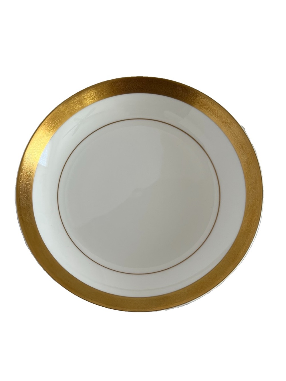 Mikasa Harrow Coupe Soup Bowl Bone China Gold Band A1-129
